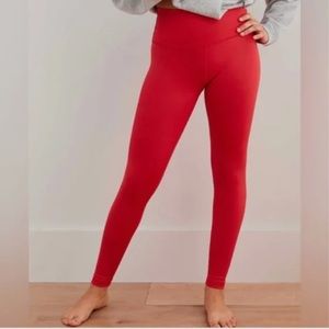 Aerie red “move” leggings